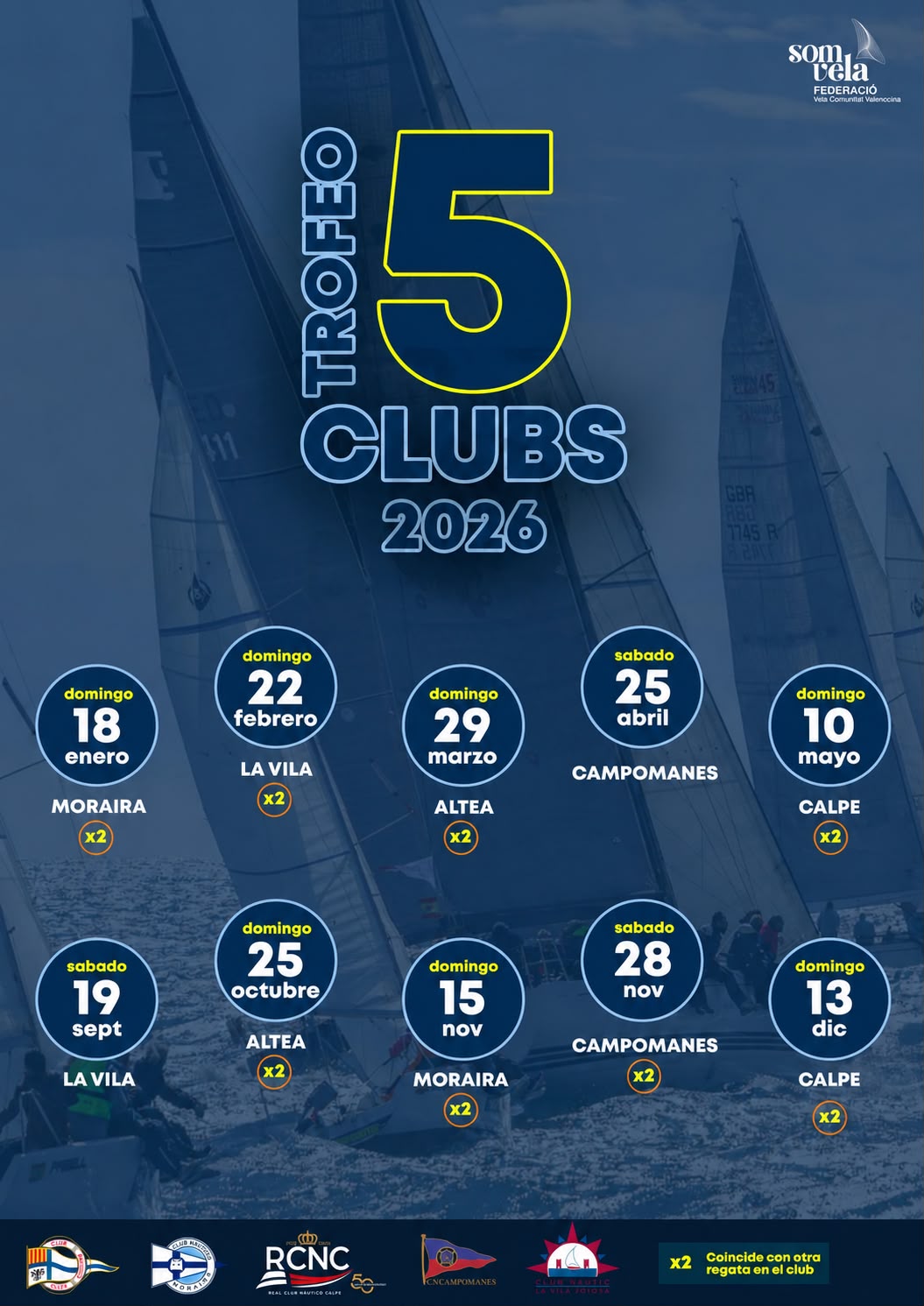 Calendario Regatas